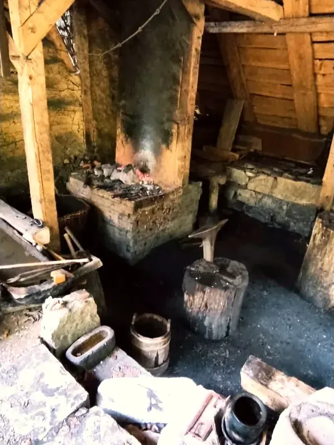 Die Schmiede im Vikinge Center Ribe