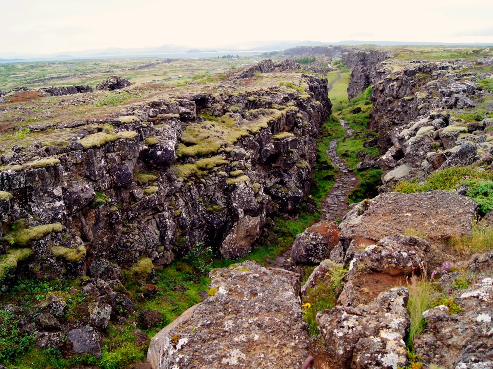 Schlucht in Island