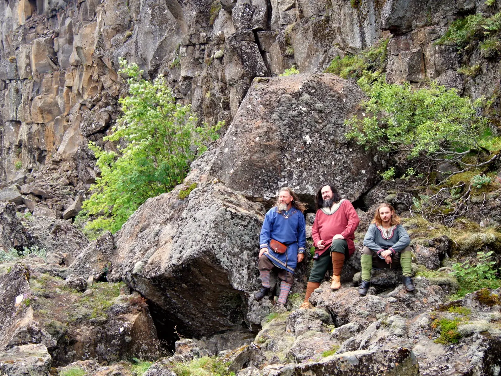 Die Gruppe in der Schlucht