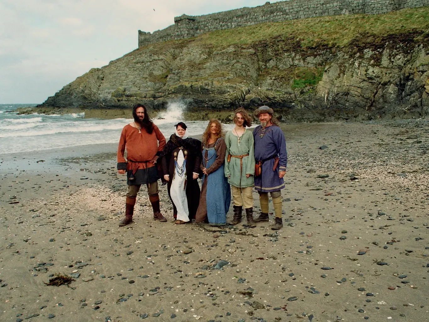 Die Gruppe am Strand